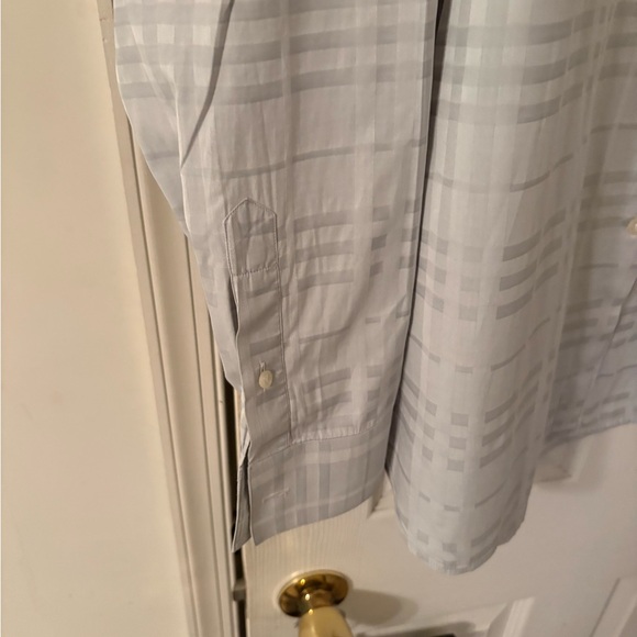 Burberry light grey shirt size 17.5/44 - Picture 6 of 7